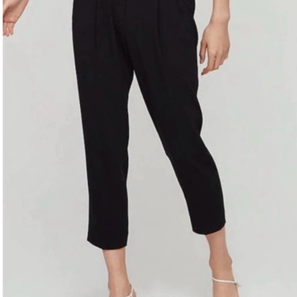 Aritzia Black Ankle-Length Pants